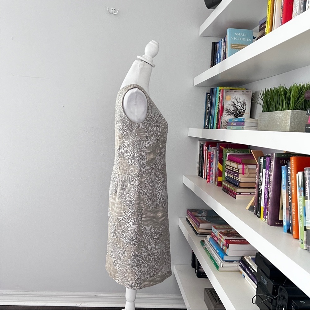 Lafayette 148 Shimmer Squiggle Pattern Sleeveless… - image 2